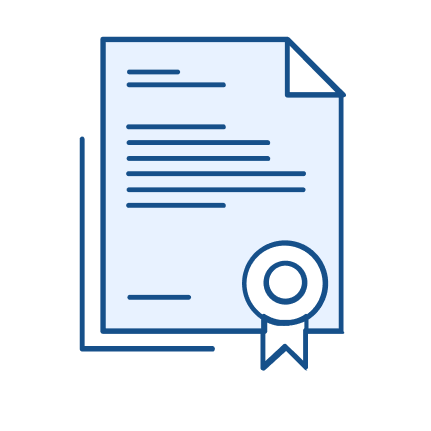 Ikona usługi certyfikat